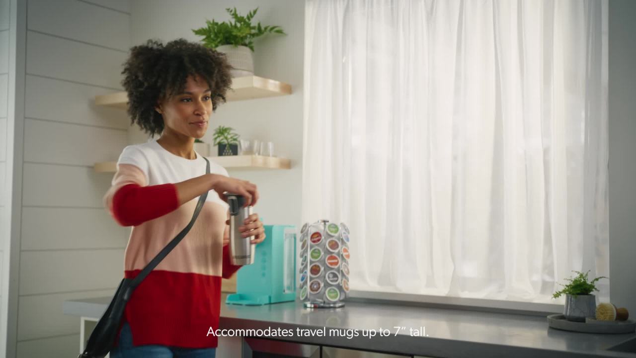 thumbnail video image 2 of Keurig K-Express Essentials Matte Gray Single-Serve K-Cup Pod Coffee Maker, 2 of 16