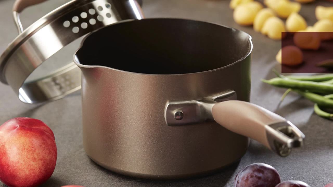 thumbnail video image 2 of Anolon Advanced 9.5" Bronze Hard-Anodized Nonstick Crepe Pan, 2 of 4