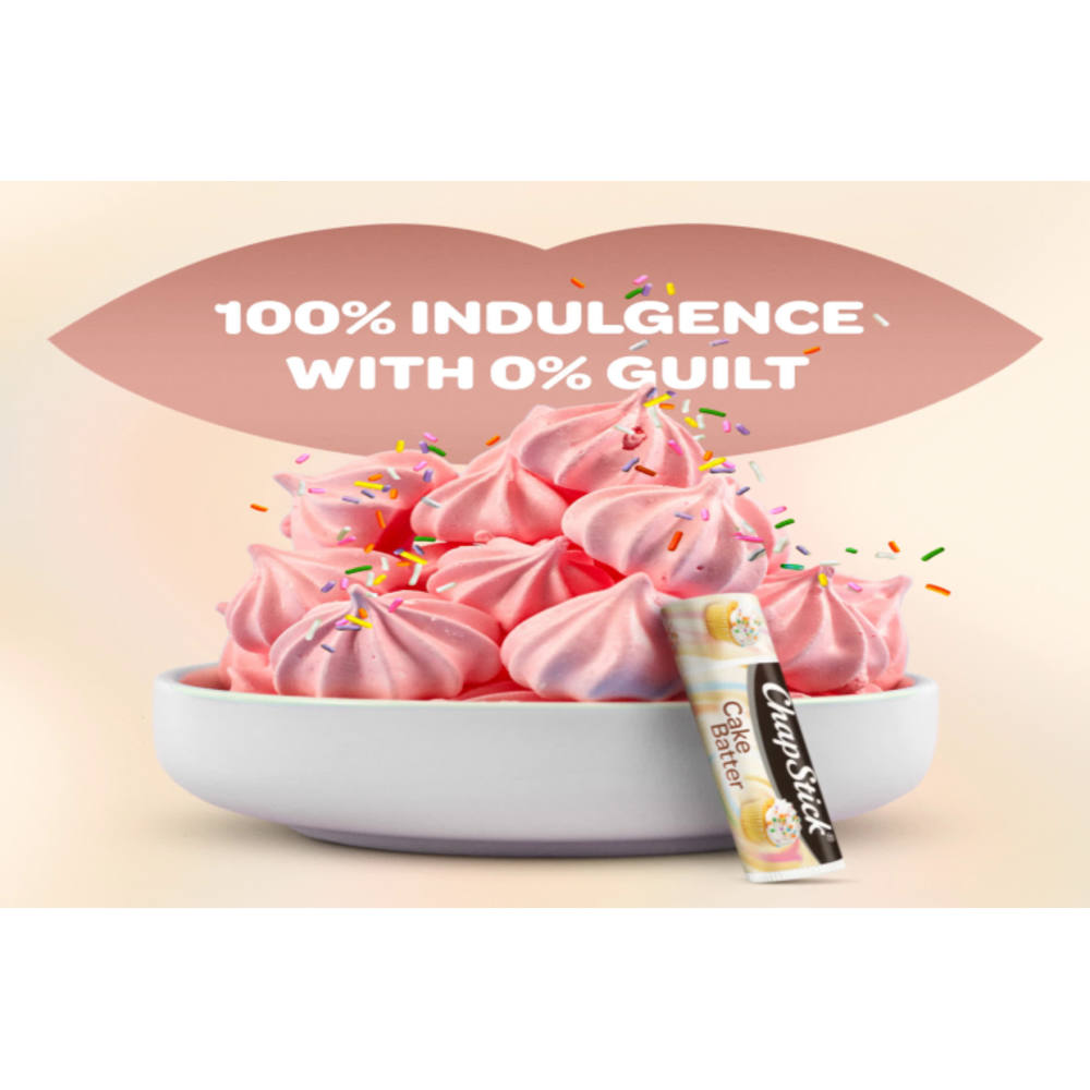 ChapStick Matte Limited Edition Cake Batter Flavored Lip Balm with