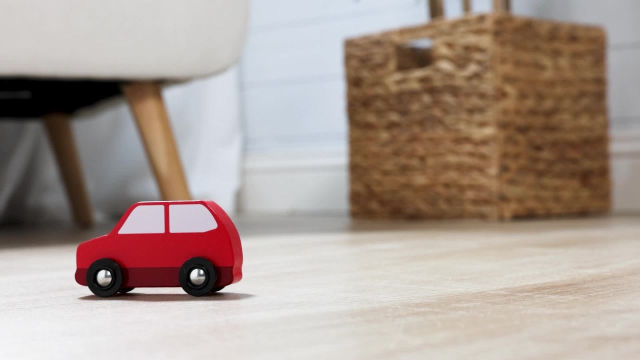 thumbnail video image 2 of Melissa & Doug 4 Wooden Town Vehicles For Boys and For Girls 3+ - FSC Certified, 2 of 10