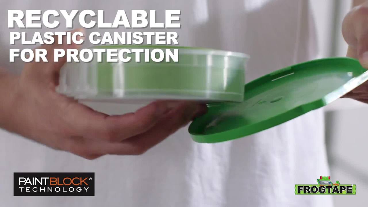 thumbnail video image 2 of FrogTape Drop Cloth Pads, 2.5 ft x 3 ft., Green, 3 Pack, 2 of 10