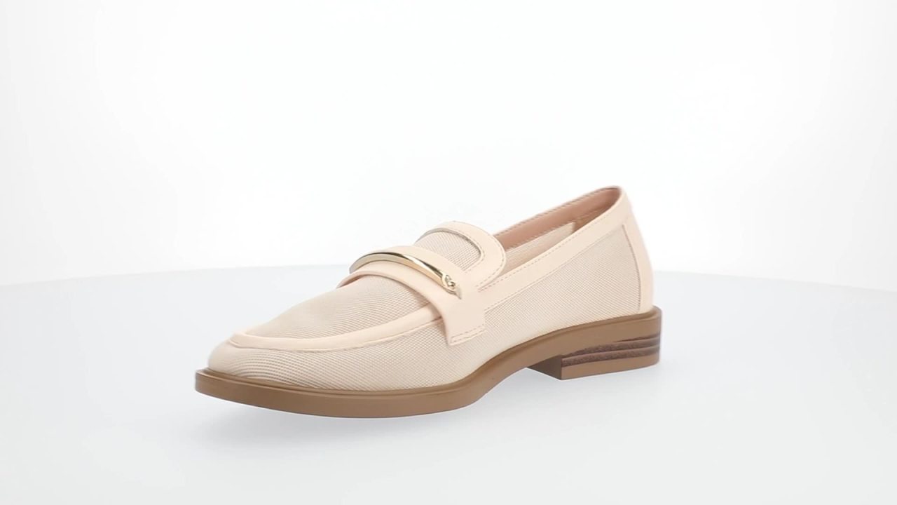 thumbnail video image 2 of Journee Womens Rainey Almond Toe Slip On Mesh Loafers, 2 of 10