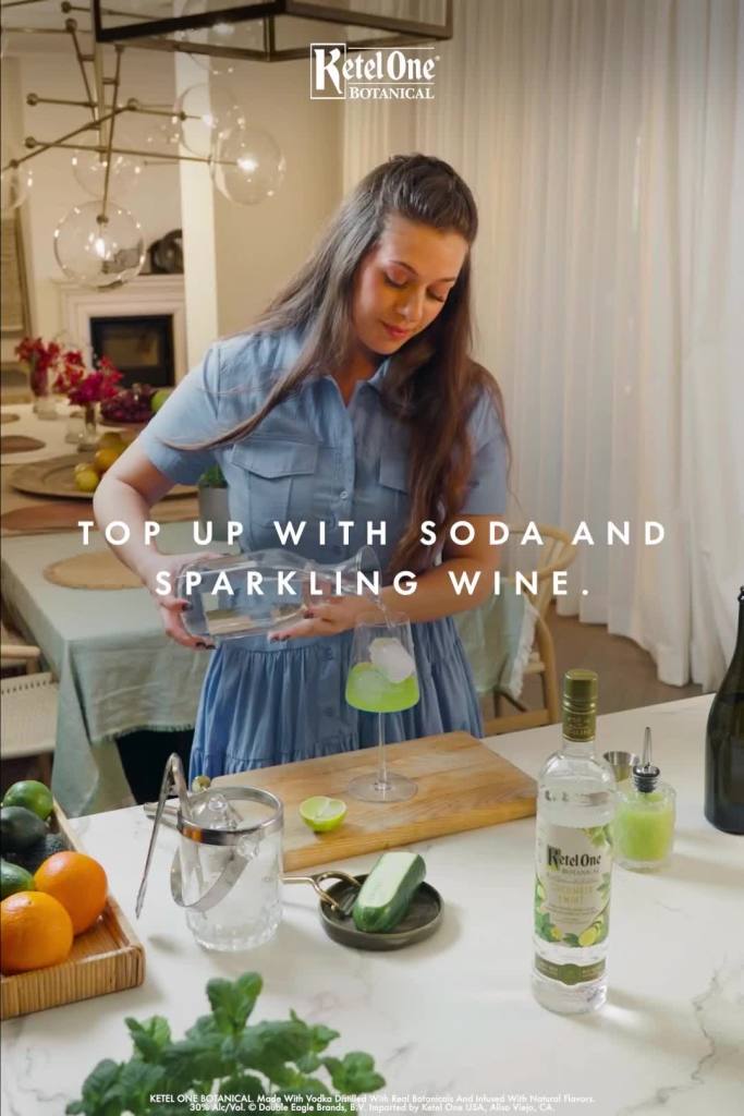 thumbnail video image 2 of Ketel One Botanical Cucumber & Mint Vodka Distilled With Real Botanicals And Infused With Natural Flavors, 750 mL, 30% ABV, 2 of 10