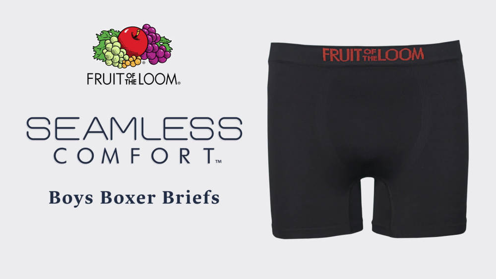 Fruit of the Loom Boys' Seamless Comfort Boxer Briefs, 4 Pack - image 2 of 5