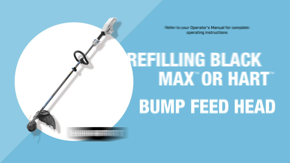 HART 40Volt Cordless Attachment Capable 15inch String Trimmer Kit, (1