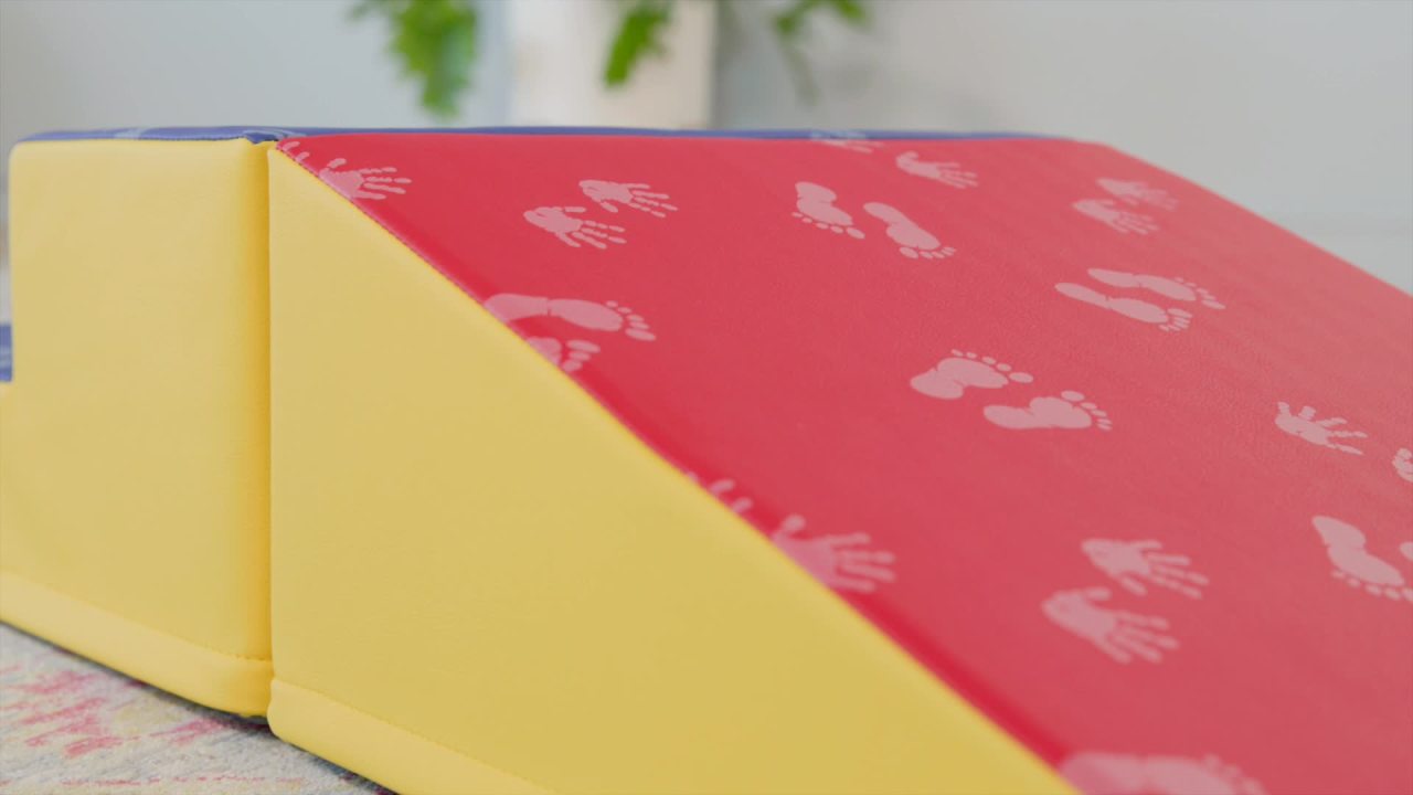 thumbnail video image 2 of SoftZone Junior Little Me Climb and Slide, 2 of 10