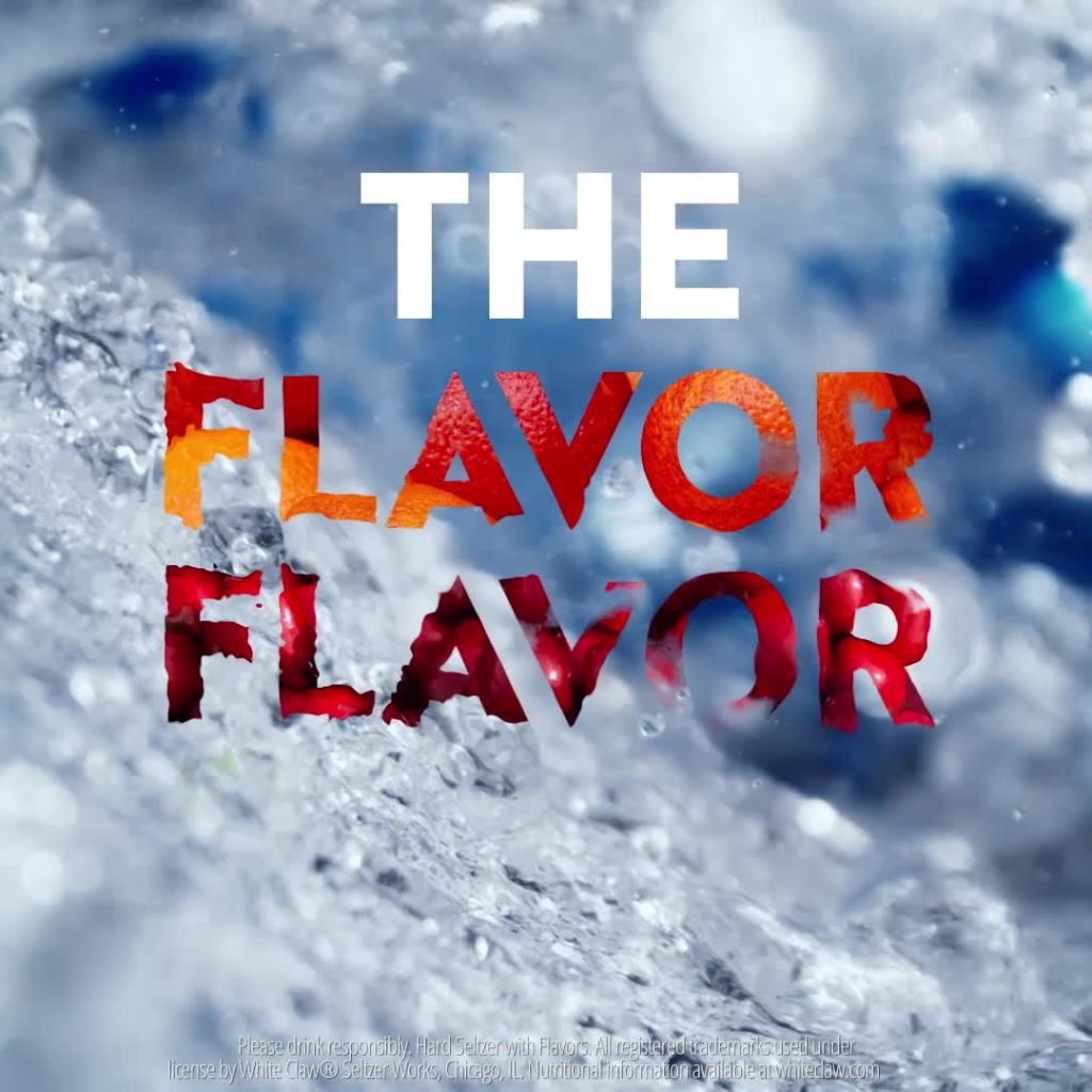 thumbnail video image 2 of White Claw Surge Hard Seltzer Blood Orange, 19.2 fl oz Can, 8% ABV, 2 of 16