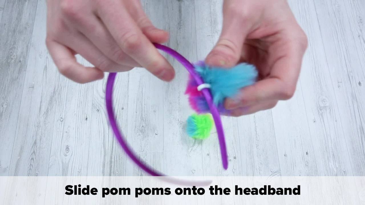 thumbnail video image 2 of Creativity for Kids Fashion Headband Making Kit - Makes 10 DIY Headbands, Arts and Craft Kits for Ages 5-7+, Kids Activities, Birthday Gifts for Girls, 2 of 7
