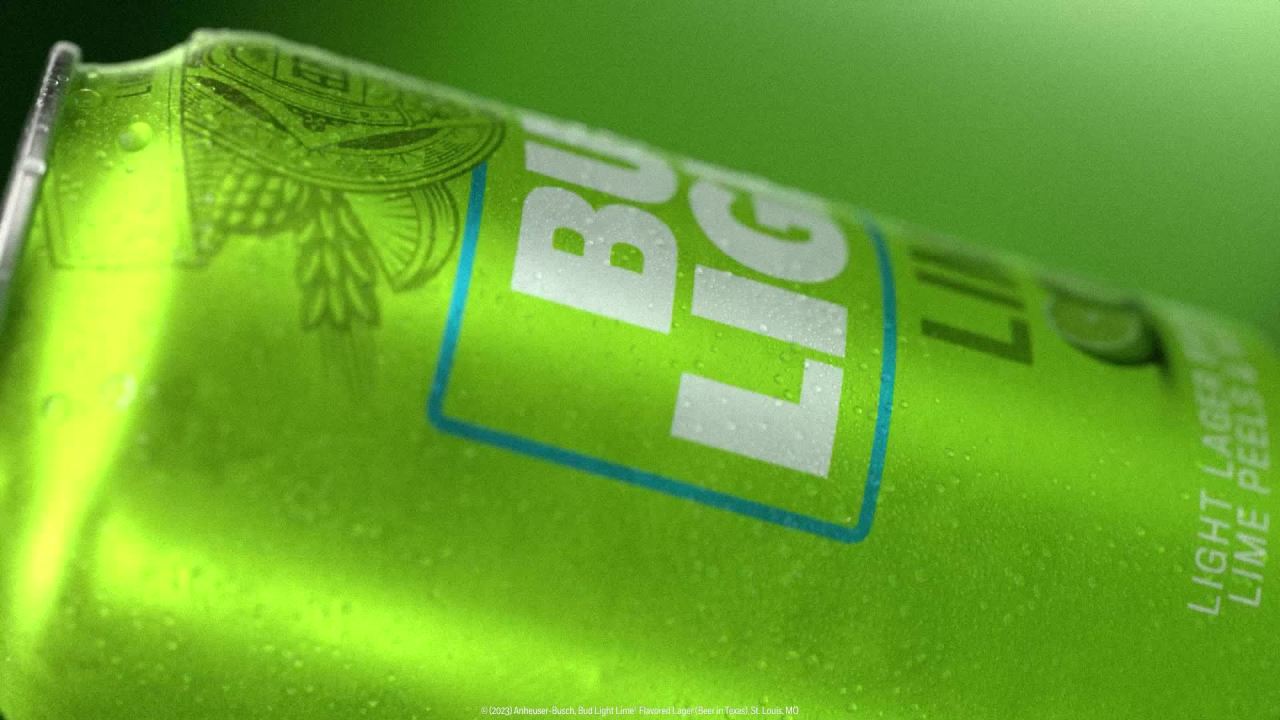 thumbnail video image 2 of Bud Light Lime American Light Lager Beer 12 Pack 12 fl oz Glass Bottles 4.2% ABV, 2 of 7