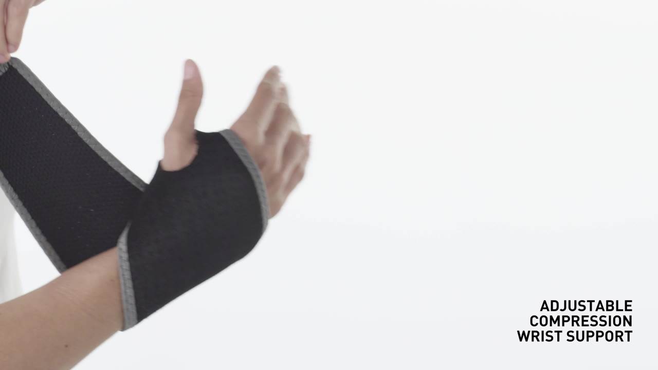 thumbnail video image 3 of ACE Brand Stabilizing Wrist Support, Adjustable Brace, All-day Wear, 3 of 12