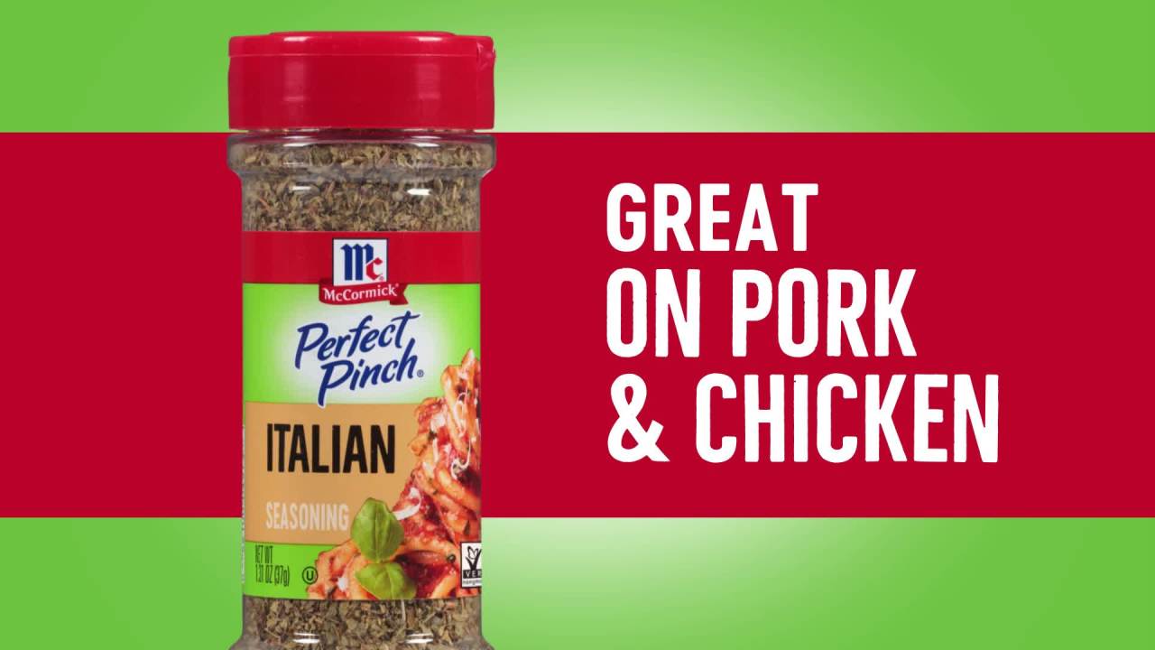 thumbnail video image 2 of McCormick Italian Seasoning, 1.31 oz Bottle, 2 of 26
