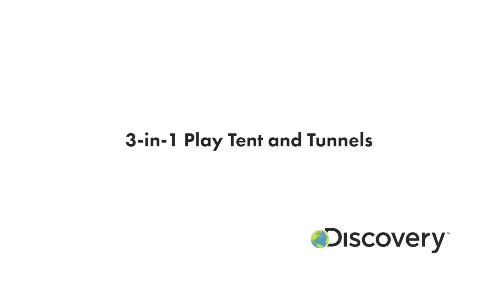 Discovery Kids 2 Piece Adventure Dome Play Tent W/ Removable 6ft Tunnel