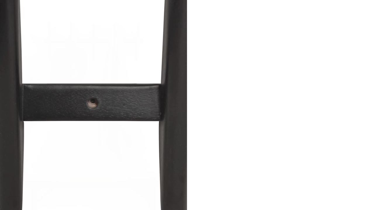thumbnail video image 2 of Kate and Laurel Eland Modern Five-Hook Wall Hanging Coat Rack, 30 x 4 x 12, Walnut Brown, Decorative Wood Coat Rack Wall Mount for Use as Entryway Storage or Mudroom Hooks, 2 of 11