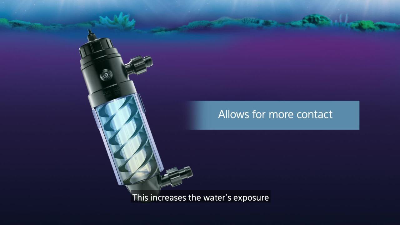 thumbnail video image 2 of Coralife Turbo-Twist UV Sterilizer 3X, Up to 125 Gallons, 2 of 13