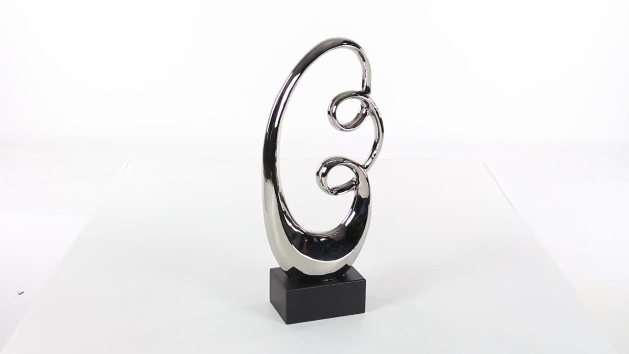 thumbnail video image 2 of Mastercraft Abstract Looping Sculpture, 2 of 10