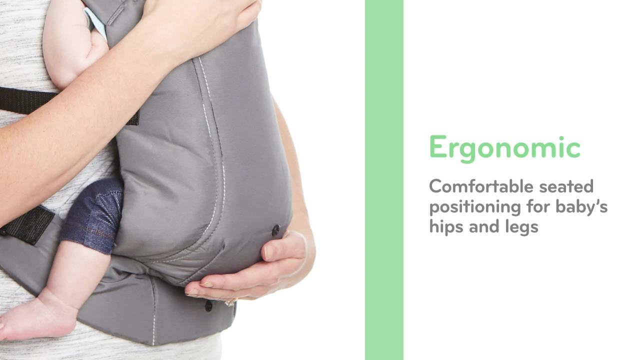 thumbnail video image 2 of Natural Fit Infant Carrier (Boulder Gray), 2 of 11