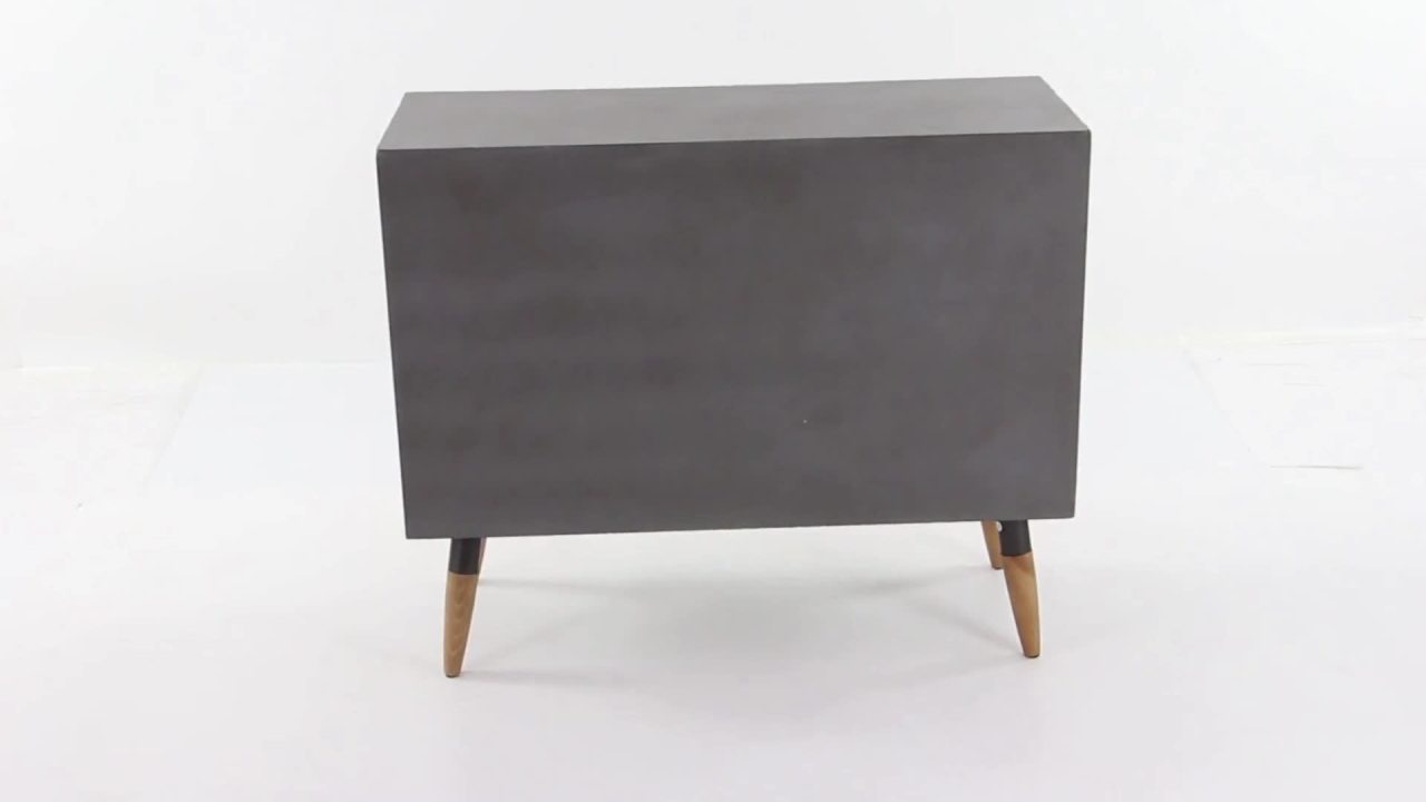 thumbnail video image 2 of DecMode 39" x 34" Brown Wood 1 Shelf and 2 Doors Cabinet, 1-Piece, 2 of 12