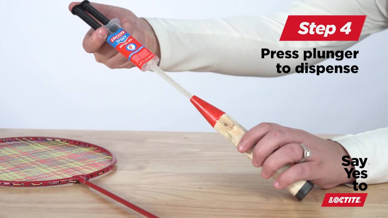 thumbnail video image 2 of Loctite Epoxy 5 Minutes Instant Mix, Pack of 1, Clear 0.47 fl oz Syringe, 2 of 10