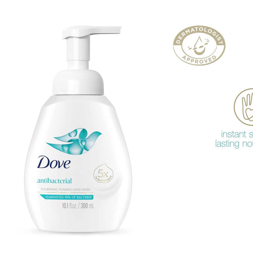 thumbnail video image 2 of Dove Antibacterial Daily Use Women's Fresh Foaming Hand Soap, 10.1 fl oz, 2 of 5
