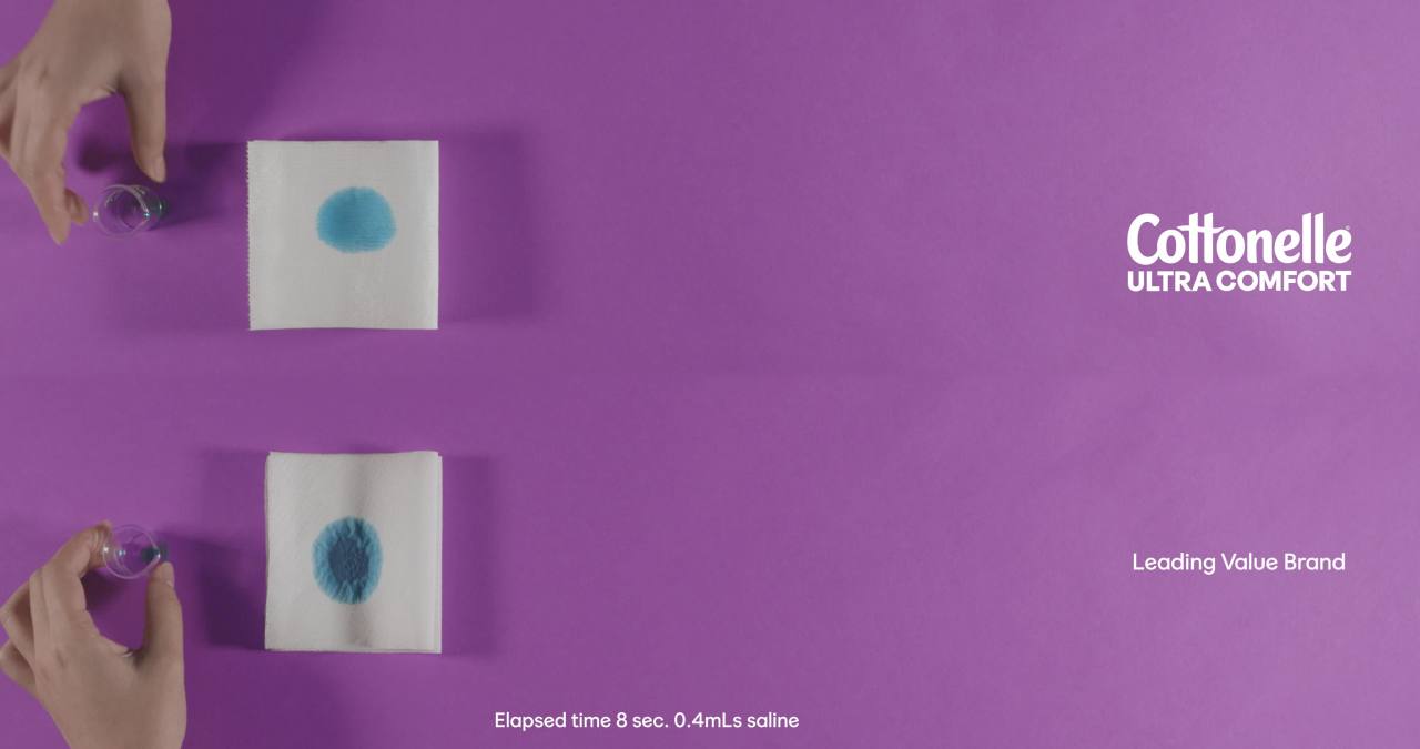 thumbnail video image 2 of Cottonelle Ultra Comfort Toilet Paper, Soft Toilet Tissue, 36 Mega Rolls, 2 of 7