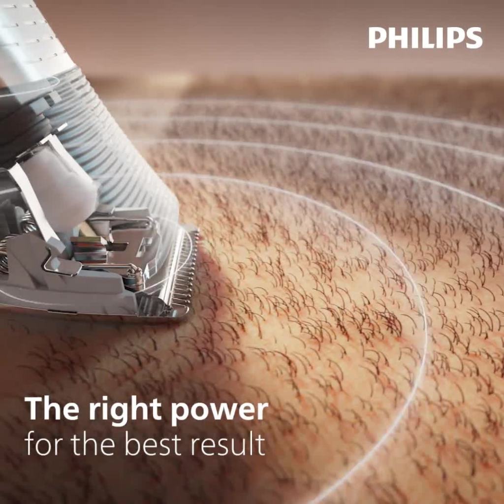 thumbnail video image 3 of Philips Norelco All-In-One 7000 Series 22-Piece Trimmer - Electric Shaver and Clipper For Face, Beard, Hair & Body, Self-Sharpening Full Metal Blades, 25 Length Settings (0.5-16 Mm), MG7965/49, 3 of 12