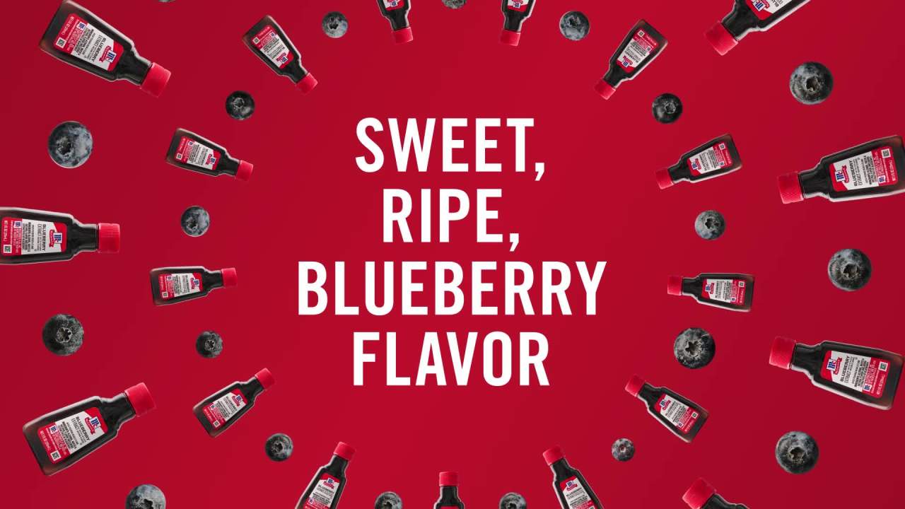 thumbnail video image 2 of McCormick Blueberry Extract, 1.0 fl oz Bottle, 2 of 22