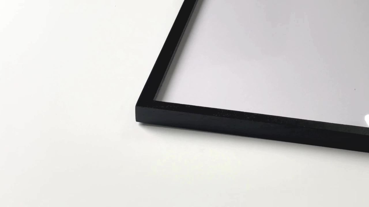 thumbnail video image 2 of Kate and Laurel Gallery Wall Poster Frame, 12x16, Black, Modern Photo Frame for Use as Entryway Wall Decor, Living Room Decor, or Fireplace Mantel Decor, 2 of 7