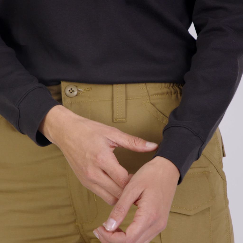 thumbnail video image 2 of Propper Women's Uniform Cotton Long Sleeve Polo, 2 of 8