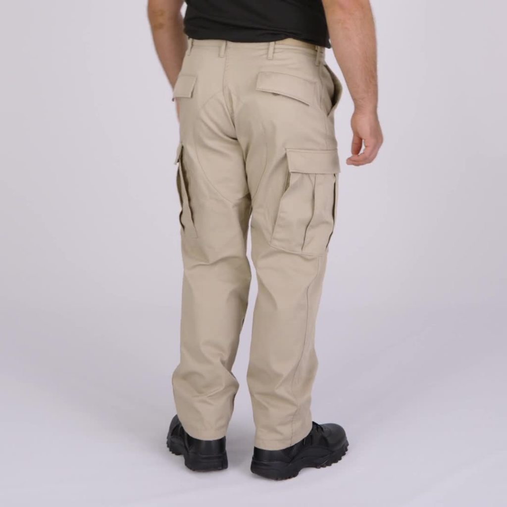 thumbnail video image 2 of Propper Men's Classic BDU Trouser, 100% Cotton Ripstop, Button Fly Cargo Work Pant, 2 of 8