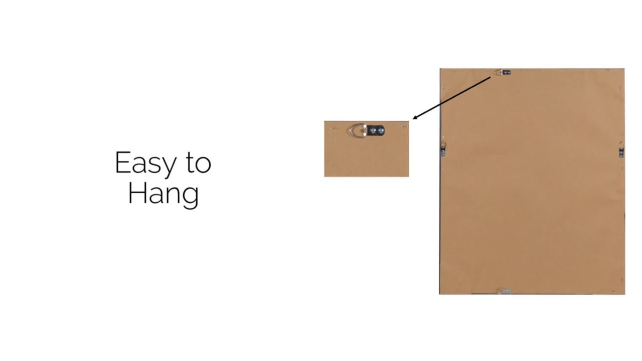 thumbnail video image 2 of Kate and Laurel - Aldridge Framed Decorative Rectangle Wall Mirror, 28 x 40 Bronze, 2 of 6
