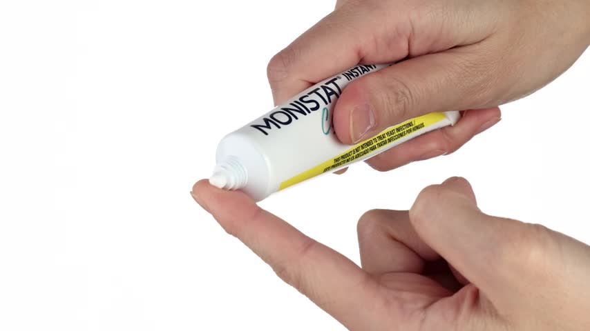 thumbnail video image 3 of Monistat Instant Itch Relief Cream for Women, Maximum Strength Feminine Itch Care, 1 oz, 3 of 15