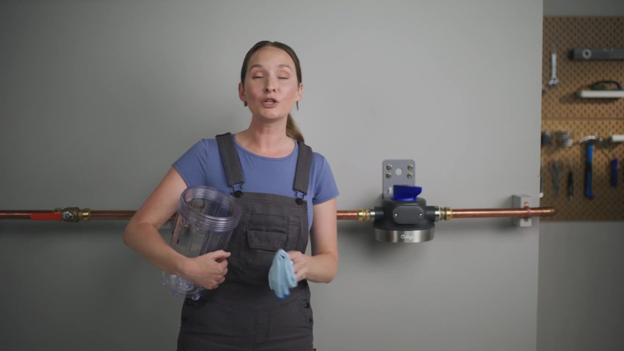 thumbnail video image 2 of Culligan CW-F Sediment Whole Home Water Filter Replacement Cartridge, 2 Pack – 10-Micron Fine Filtration, Cord Wound, 2 of 8