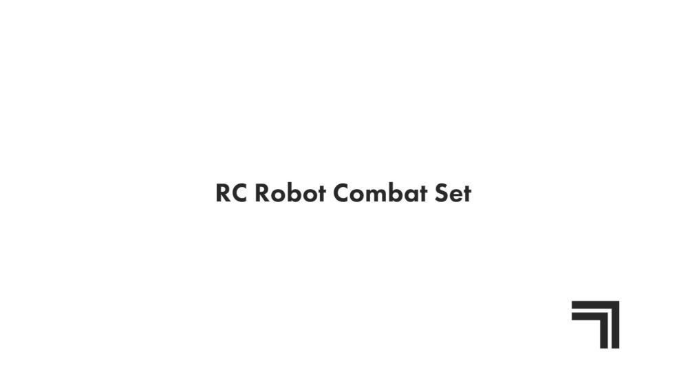 Sharper Image Remote Control Robot Combat Set, Multiplayer RC Toy for