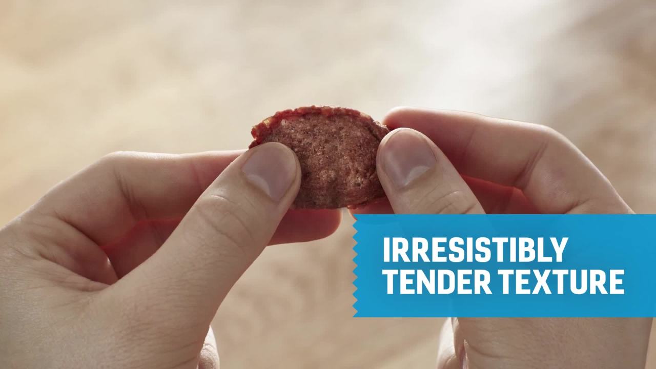 thumbnail video image 2 of Milo’s Kitchen Chicken Meatballs Dog Treats, 18 oz Bag, 2 of 12