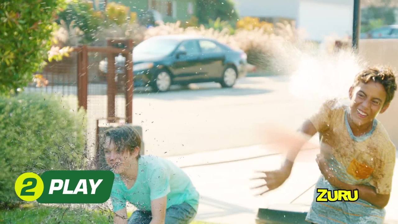 thumbnail video image 2 of Crazy Bunch O Balloons 265 Rapid-Filling Self-Sealing Water Balloons (8 Pack) by ZURU, 2 of 31