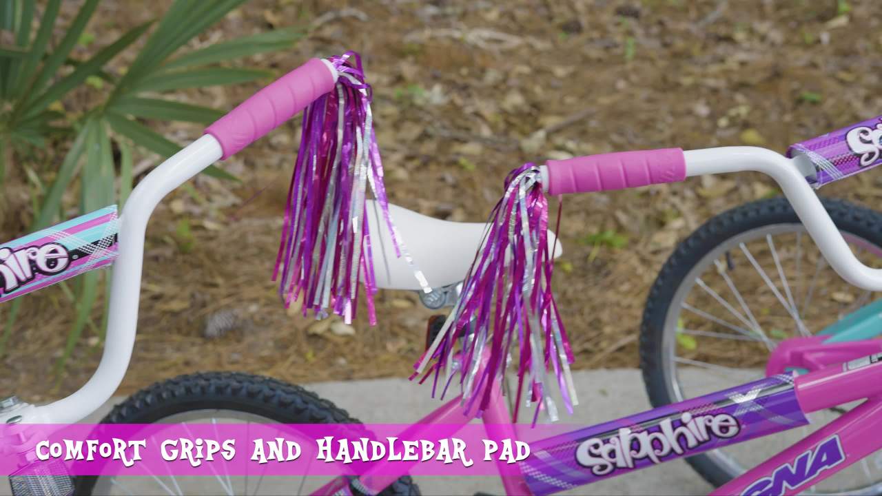 thumbnail video image 2 of Magna Sapphire 12" Children's Bike, 2 of 7