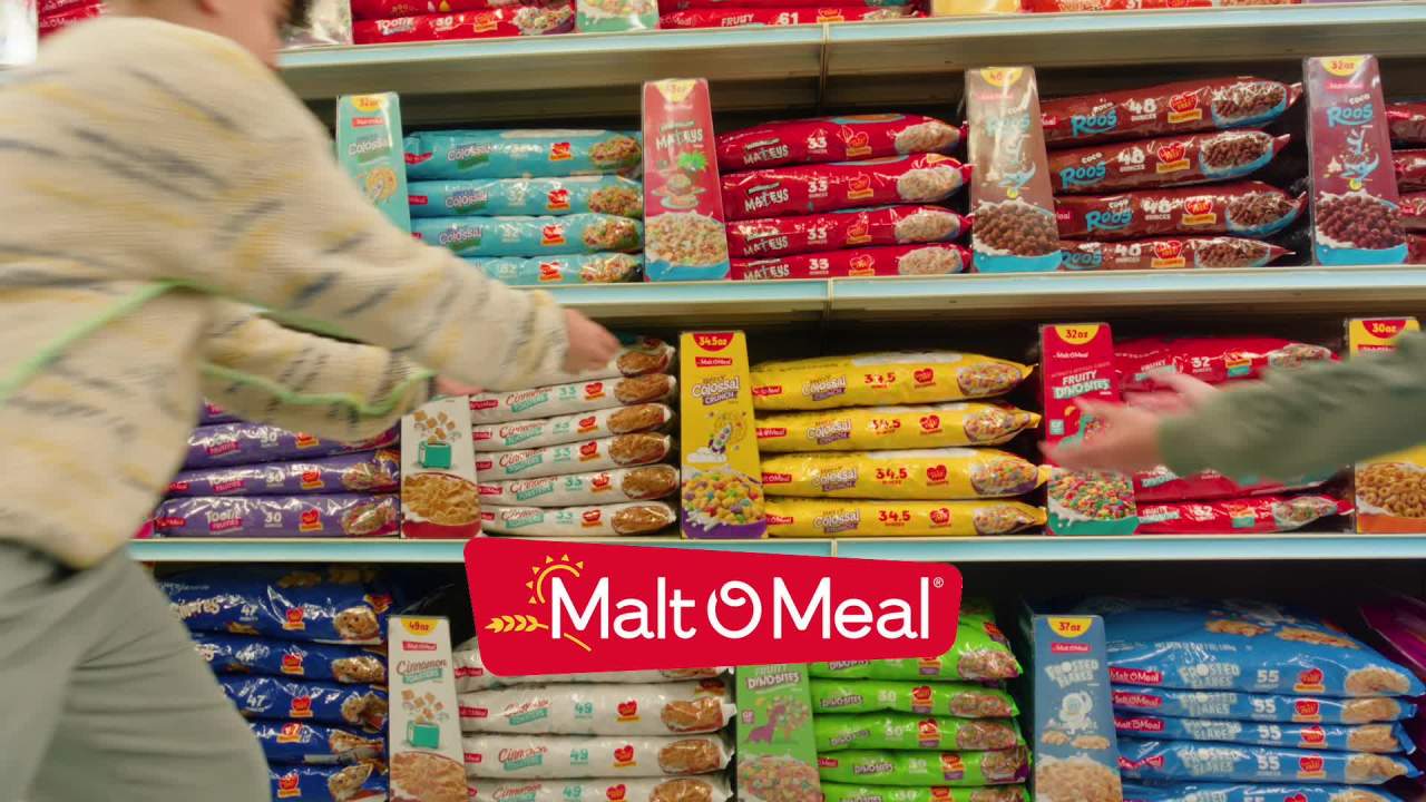 thumbnail video image 2 of (2 pack) Malt-O-Meal S'mores Breakfast Cereal, Smores Cereal, Crunchy 47 oz Resealable Bag, 2 of 10