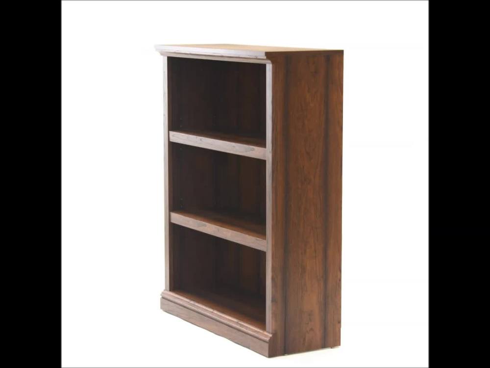Sauder Select 3Shelf Bookcase, Washington Cherry Finish
