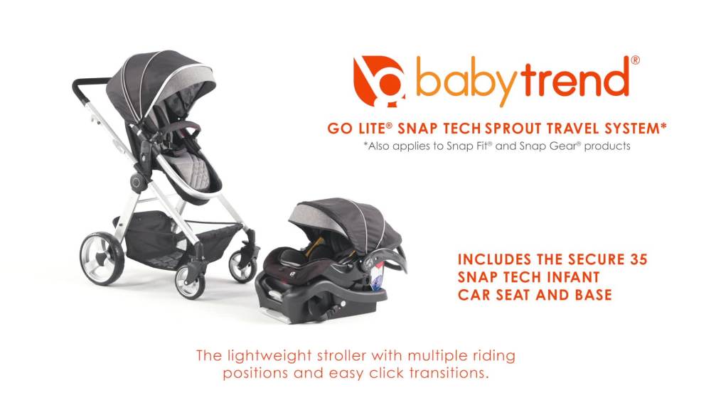 Baby Trend Go-Liteâ¢ Snap FitÂ® Sprout Travel System - Rose Gold - Walmart.com