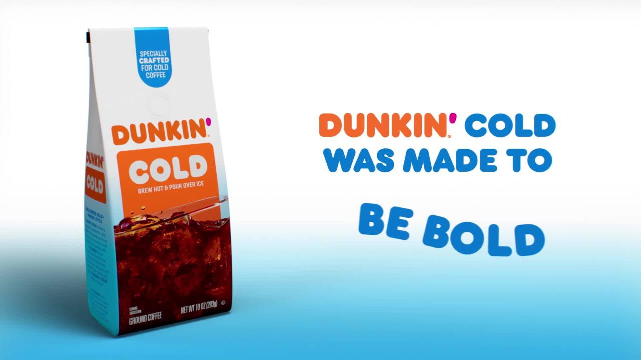 thumbnail video image 2 of (3 pack) Dunkin’ Cold Ground Coffee, 10 oz Bag, 2 of 16