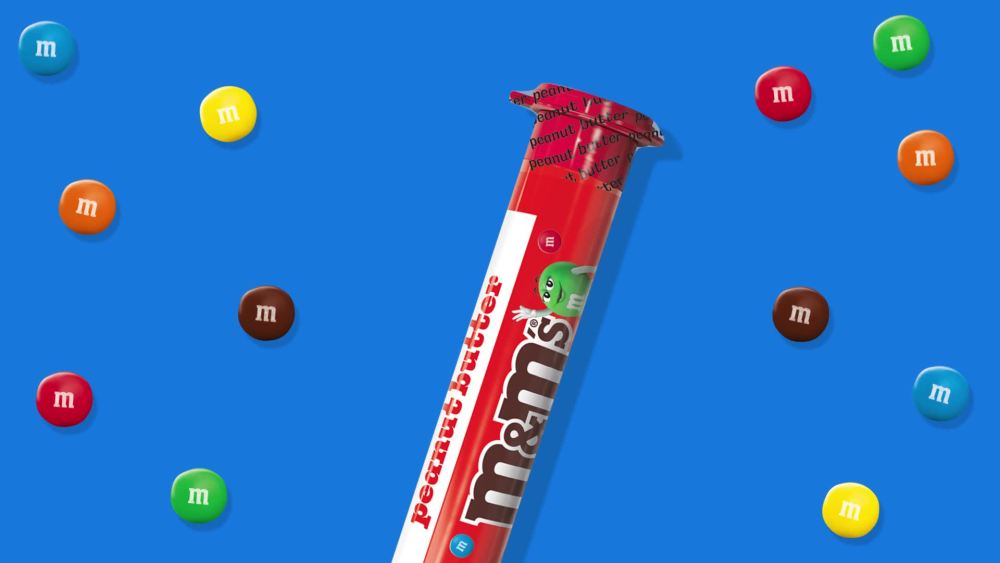 M&M's Minis Peanut Butter Milk Chocolate Candy - 1.74 Oz Mega Tube (Packaging May Vary) - image 2 of 15