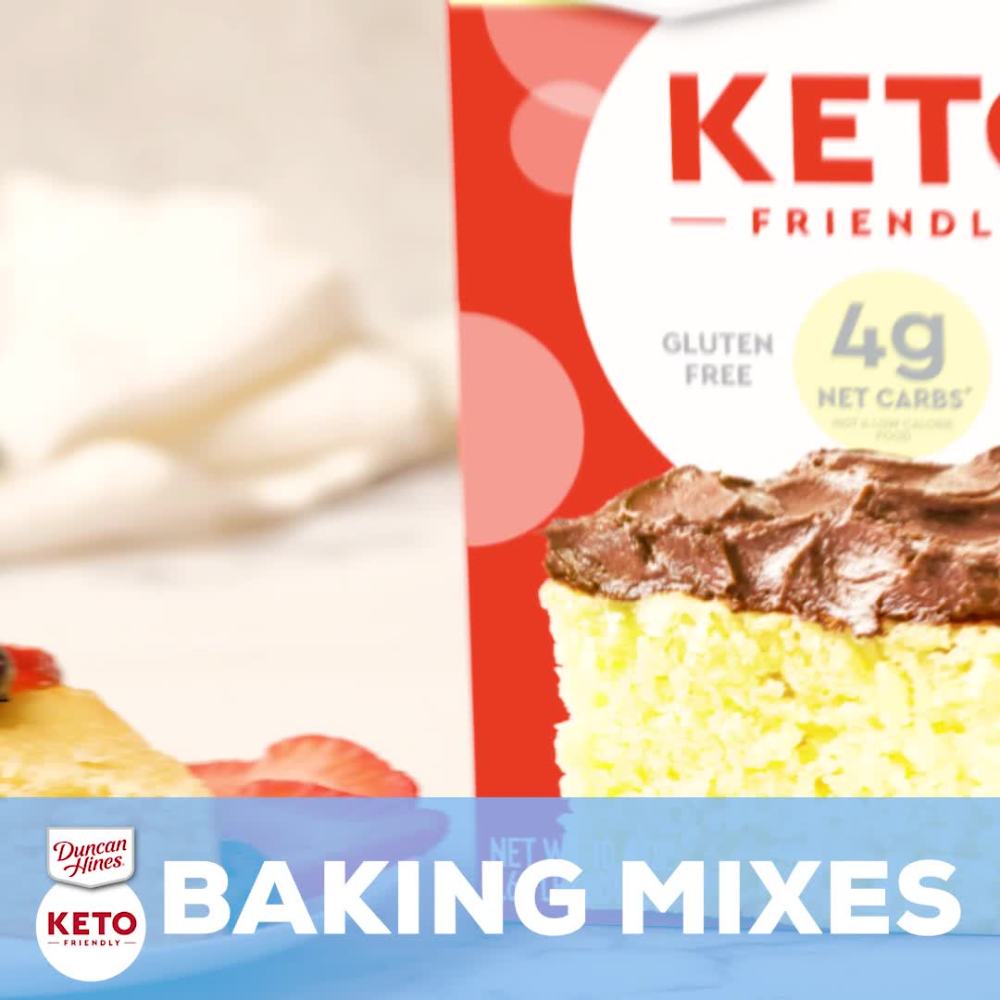 Duncan Hines Keto Friendly Classic Yellow Cake Mix, 10.6 Oz - Walmart.com