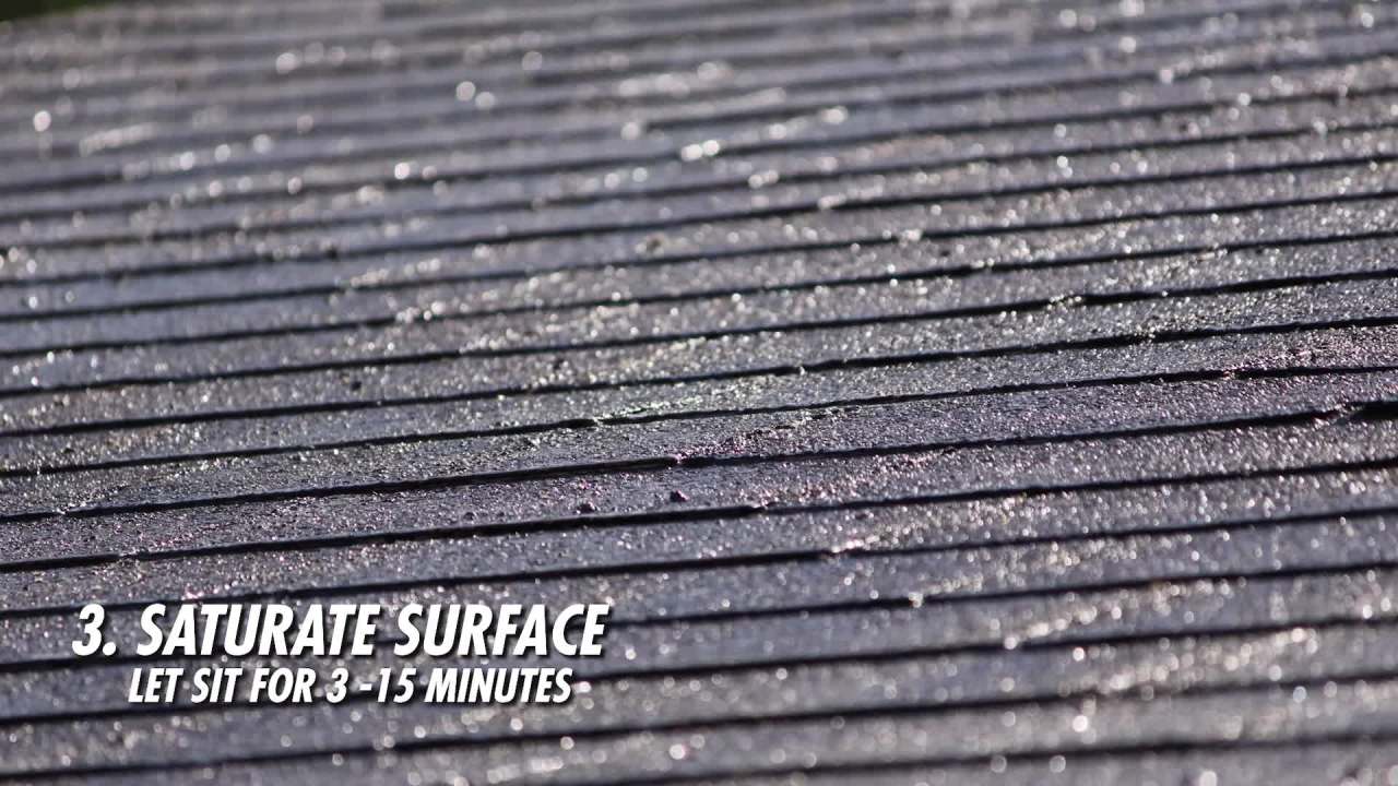 thumbnail video image 2 of 30 SECONDS Outdoor Cleaner - Algae, Mold & Mildew Stain Remover for Concrete, Wood, Patio, Siding Deck - Hose End Spray Bottle 64 fl oz, 2 of 11