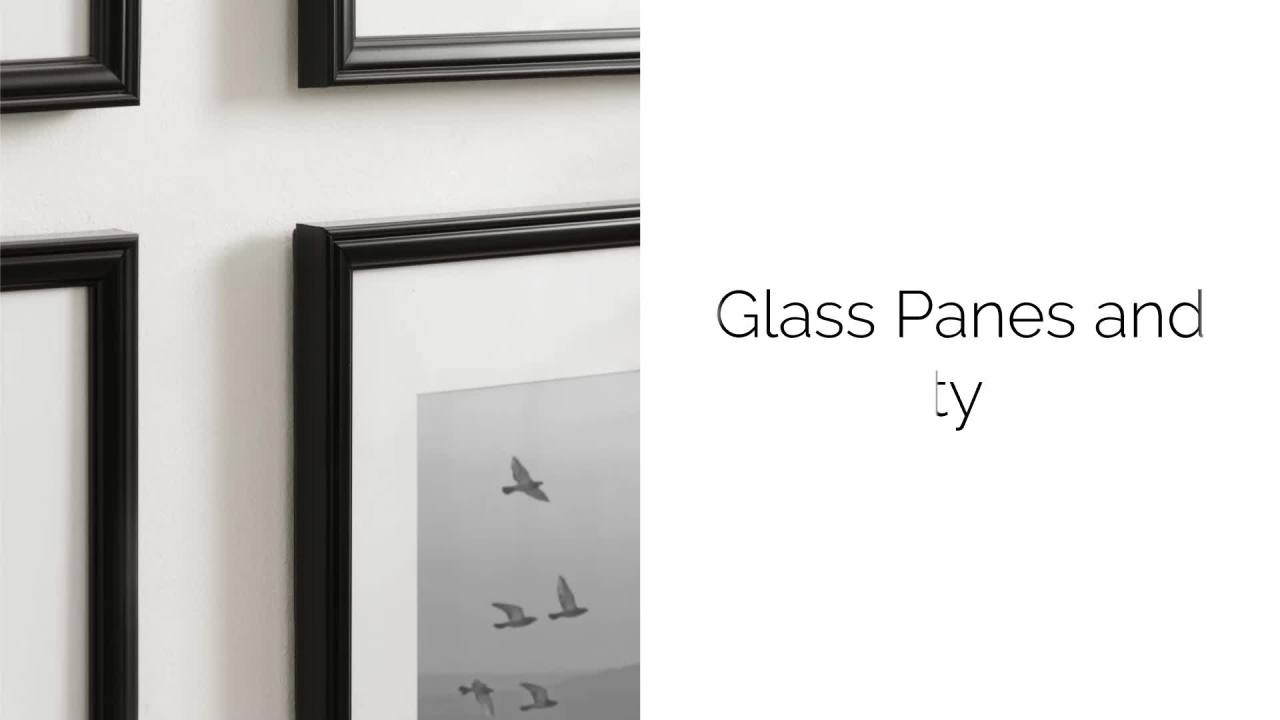 thumbnail video image 2 of Kate and Laurel Adlynn Square Picture Frame Set of 3, 16 x 16 matted to 8 x 8, Gold, Modern Three-Piece Frame Set for Gallery Wall Frame Set in Living Room Wall Decor, 2 of 9