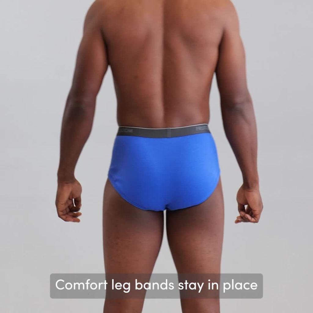 thumbnail video image 2 of Fruit of the Loom Men's Cotton Briefs, Moisture-Wicking, Mid-Rise Fashion Brief Underwear, 6-Pack, S-5XB, 2 of 9