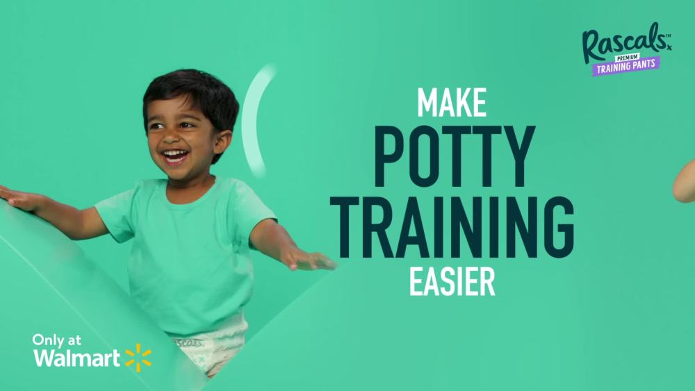 thumbnail video image 2 of Rascals Premium CoComelon Absorbent Potty Training Pants 2T-3T, 64 Count, 2 of 10