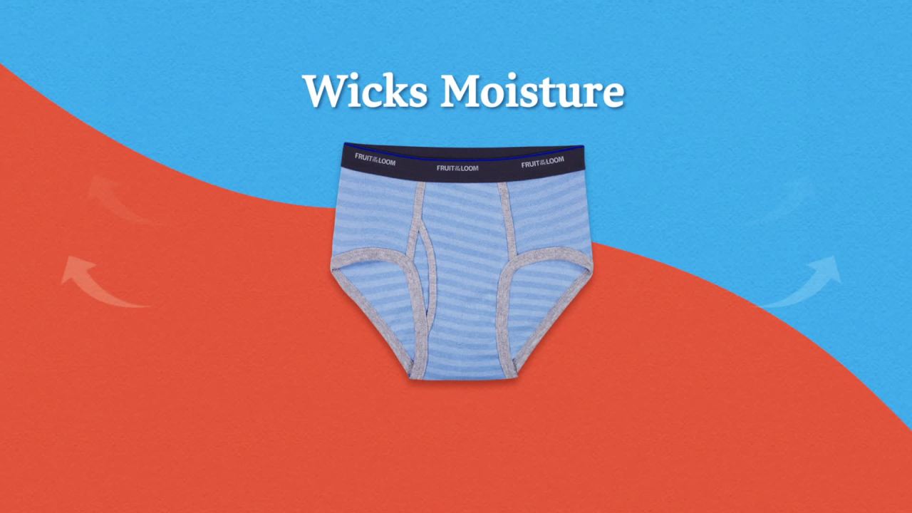 thumbnail video image 2 of Fruit of the Loom Boys' Cotton Fashion Briefs, 5 Pack, Sizes S-XL, 2 of 8