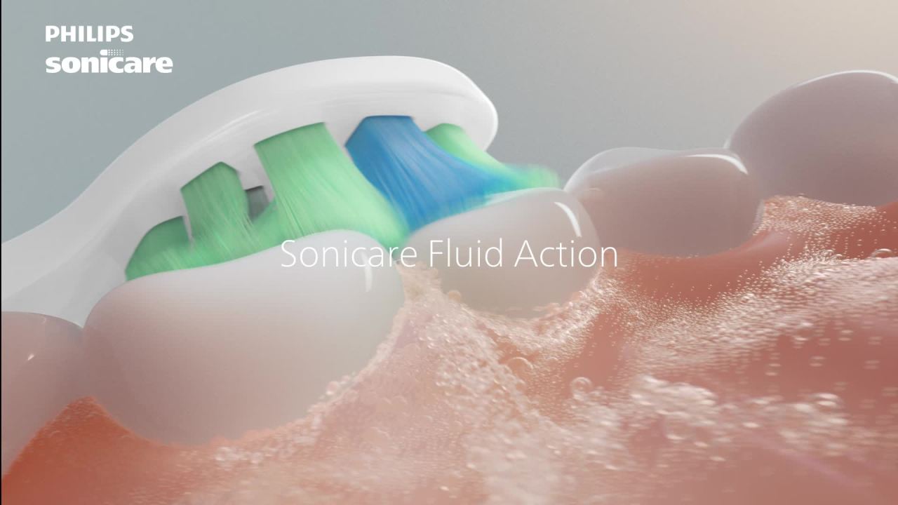 thumbnail video image 2 of Philips Sonicare C2 Plaque Control - Genuine Replacement Electric Toothbrush Heads, White, 2 Pack, HX9022/77, 2 of 16
