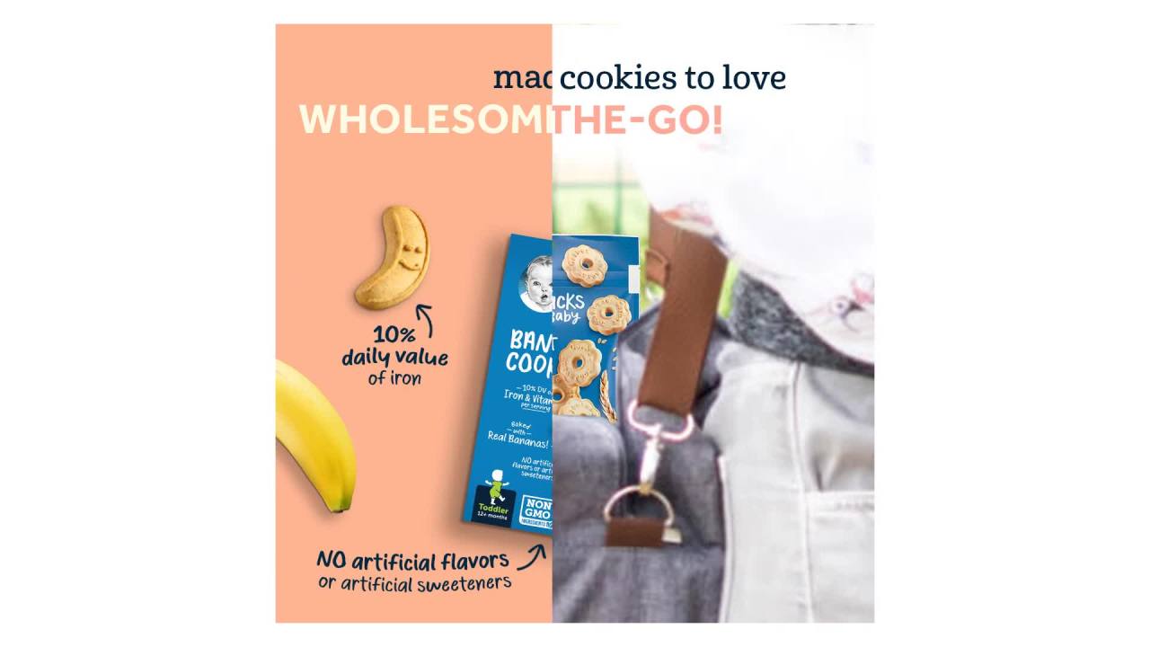 thumbnail video image 2 of Gerber Snacks for Toddler Animal Crackers , Cinnamon Graham Crackers, 6 oz Bag (4 Pack), 2 of 9