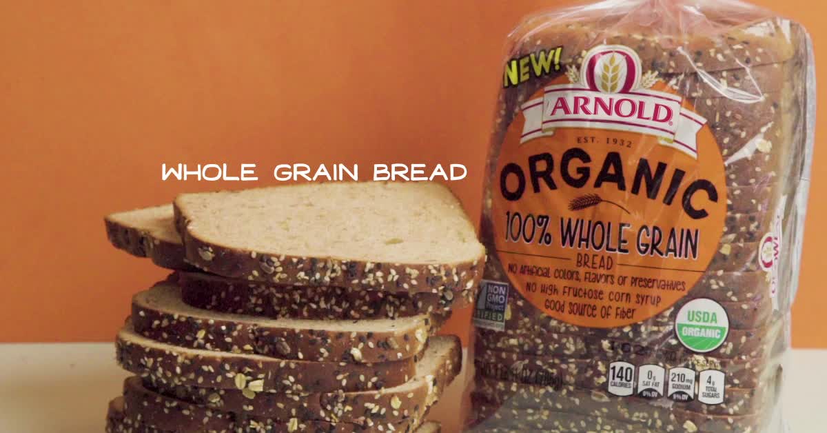 thumbnail video image 2 of Arnold Organic Bread 100% Whole Grain Bread Loaf, 27 oz, 2 of 12